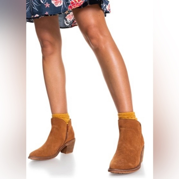 Roxy Women’s Cassidy Leather Ankle Boots 
Surfer Boho Minimalist Indie 
Size 7 - Picture 3 of 11